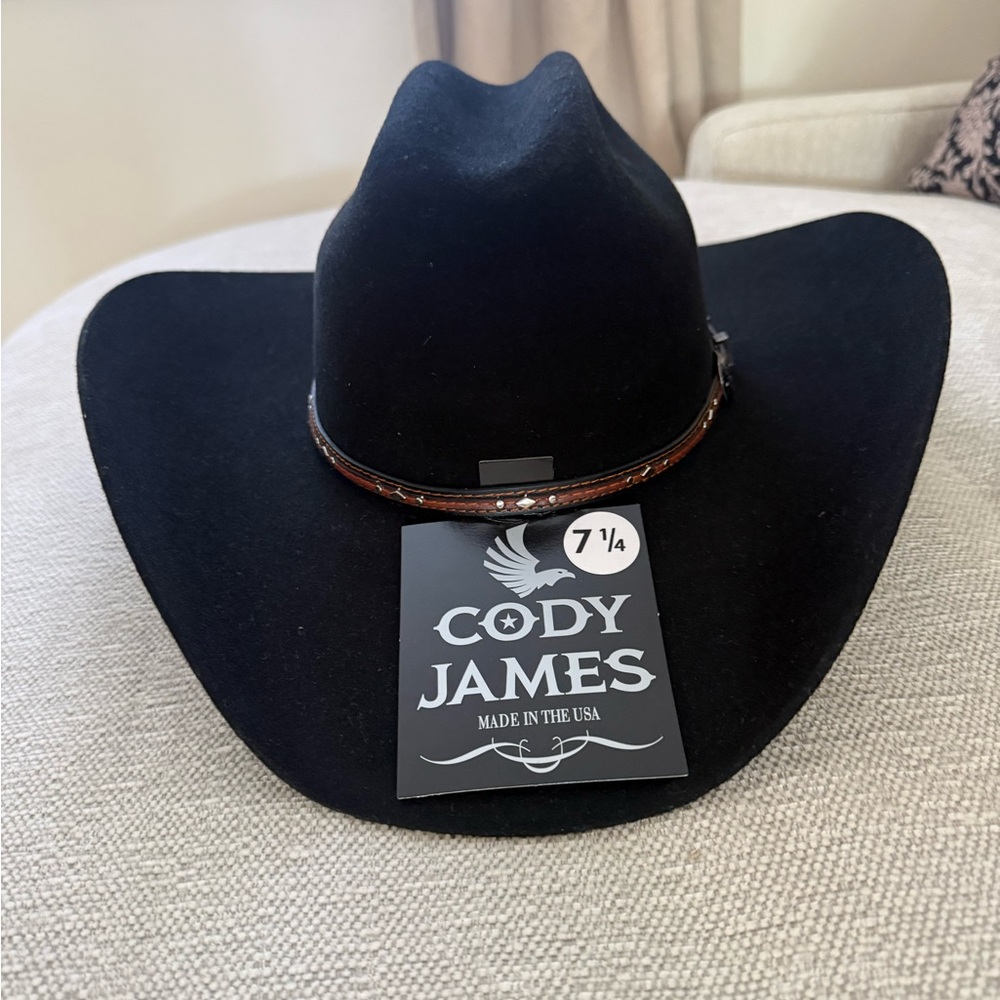 UNISEX Cody James Black Cowboy Hat